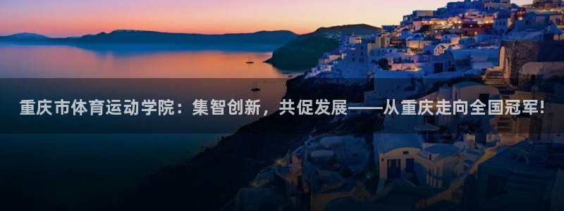 千亿国际官方正版app集团官网首页：重庆市体育运动学院：集智