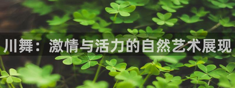 千亿官网入口：川舞：激情与活力的自然